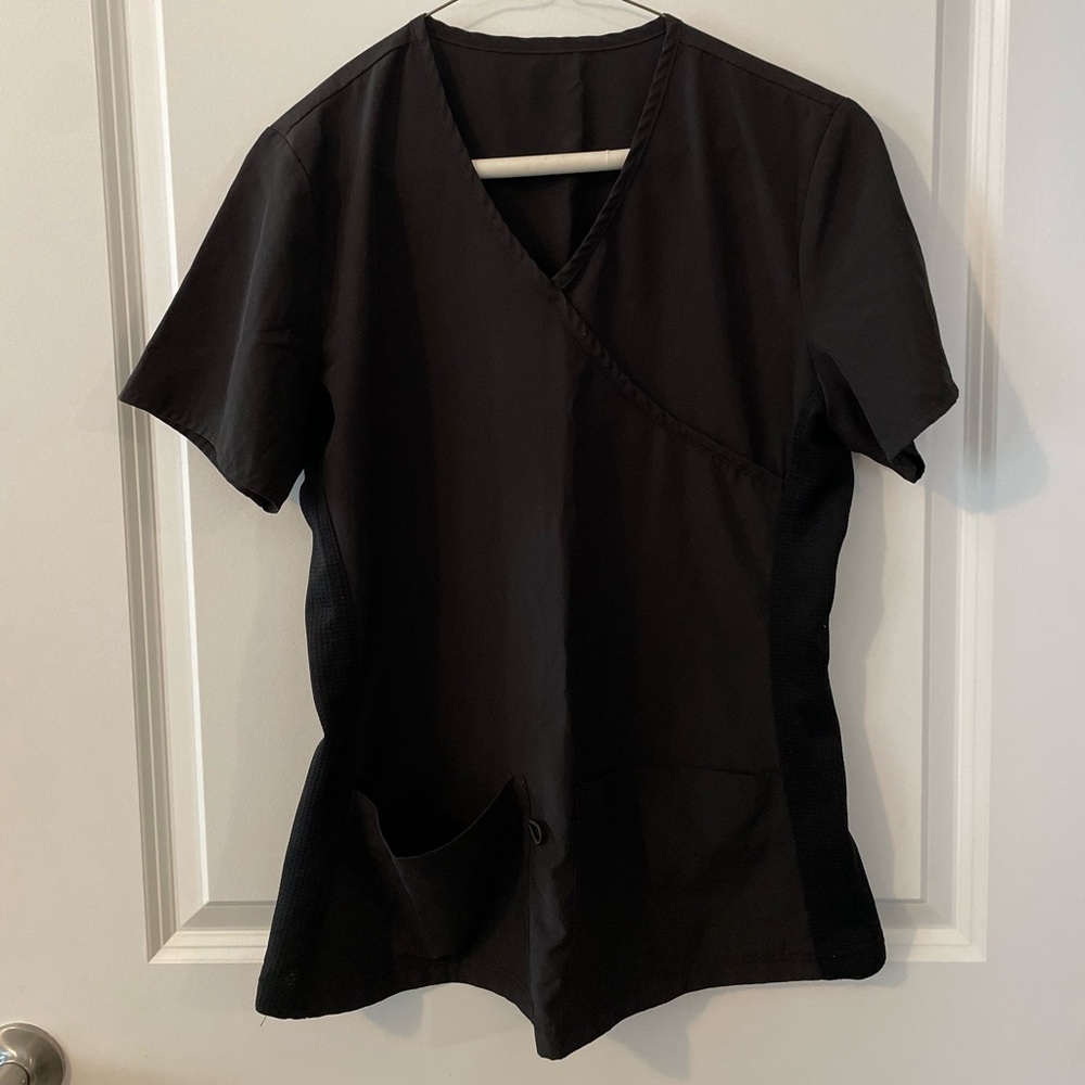 Black Scrub Top